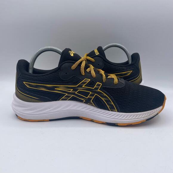 Asics Gel Excite 9 Road Running Shoes Active Athletic Black Yellow Mens 7 main image 6